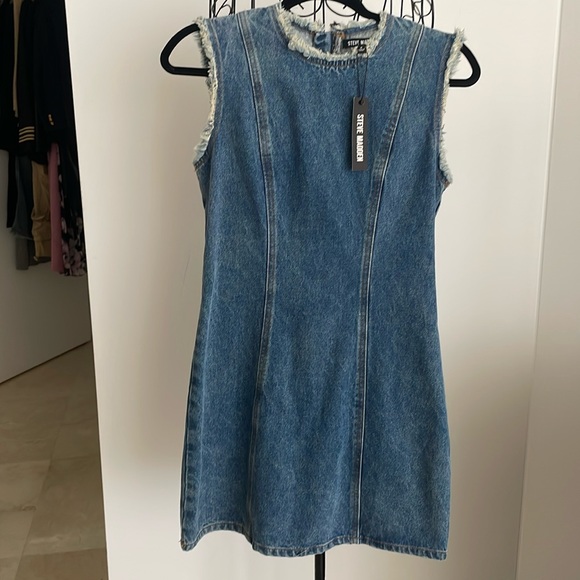 NWT STEVE MADDEN DENIM SOLARA MINI - Picture 4 of 12